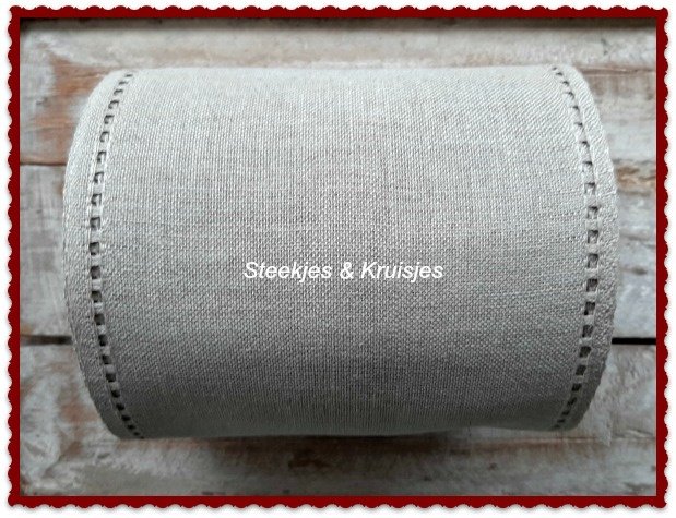 Natural Stitching Band With Open Border