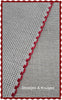 <tc>Embroidery Banding Aida Wide 50, 70 and 100 mm With Red Trim</tc>