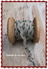 Ribbon Linen Zigzag With Small Red, Green or Blue Loop