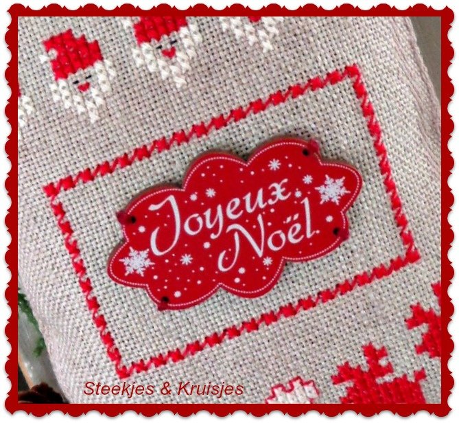 S & K "Bouton Joyeux Noel" Complete package