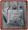 Load image in Gallery view, &lt;tc&gt;Pincushion &quot;Pins&quot; Embroidery Pattern or Kit&lt;/tc&gt;