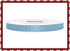 Load image in Gallery view, Satin Ribbon Blue With White Dot 7 mm