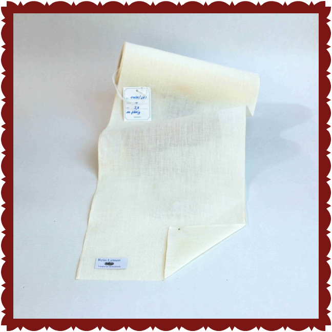 200 mm breed  14-draads Band Uni Kleur Natuur & Roomwit